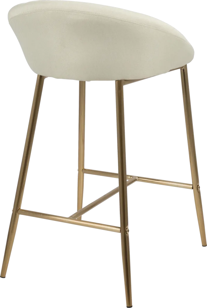 Orna Cream Counter Height Stool (Set of 2) - Thumbnail - Image 2