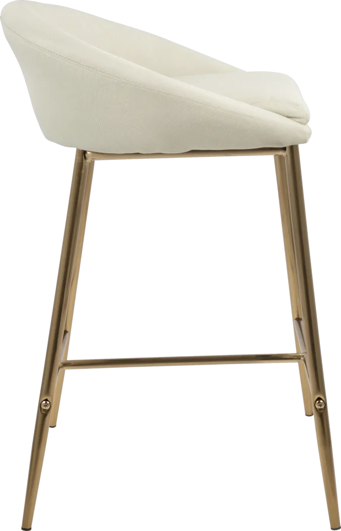 Orna Cream Counter Height Stool (Set of 2) - Thumbnail - Image 3
