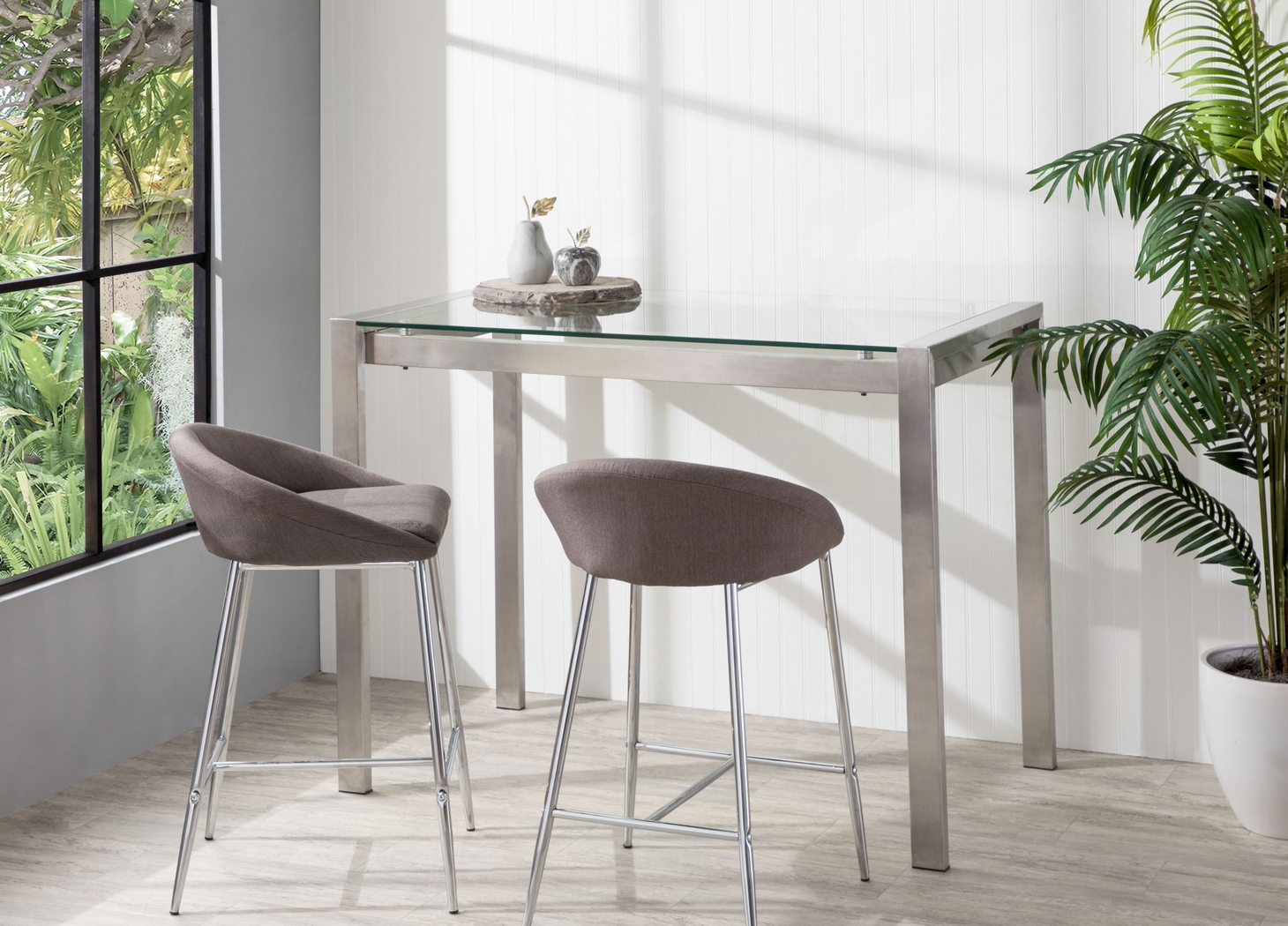 Orna Gray Counter Height Stool (Set of 2) - Thumbnail - Image 4