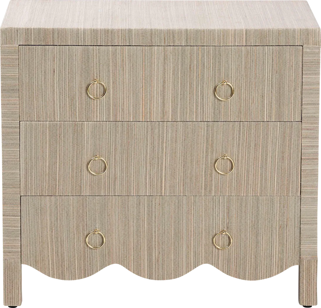 Orok Beige Nightstand - Thumbnail - Image 3