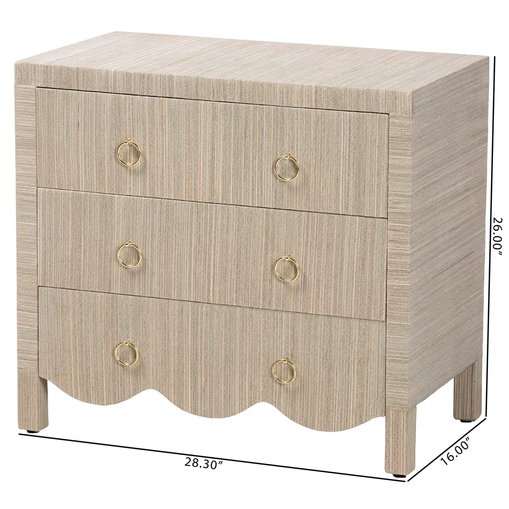 Orok Beige Nightstand - Thumbnail - Image 6