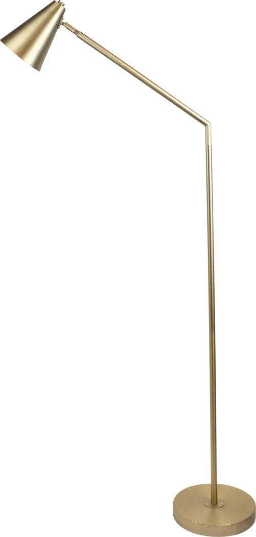 Orosco Court Gold Floor Lamp - Thumbnail - Image 1