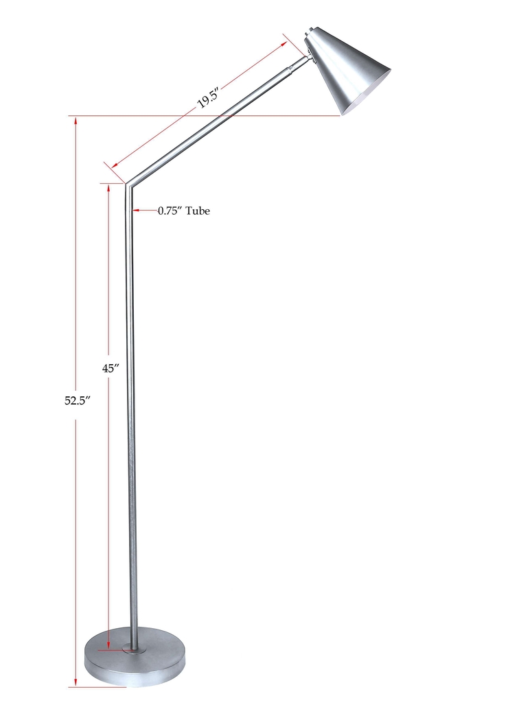 Orosco Court Steel Floor Lamp - Thumbnail - Image 6