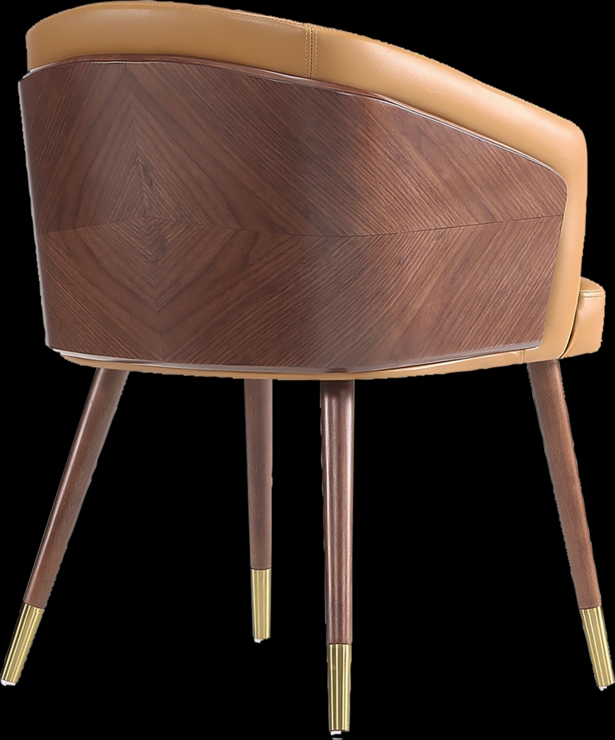 Orrantia Camel Arm Chair - Thumbnail - Image 6