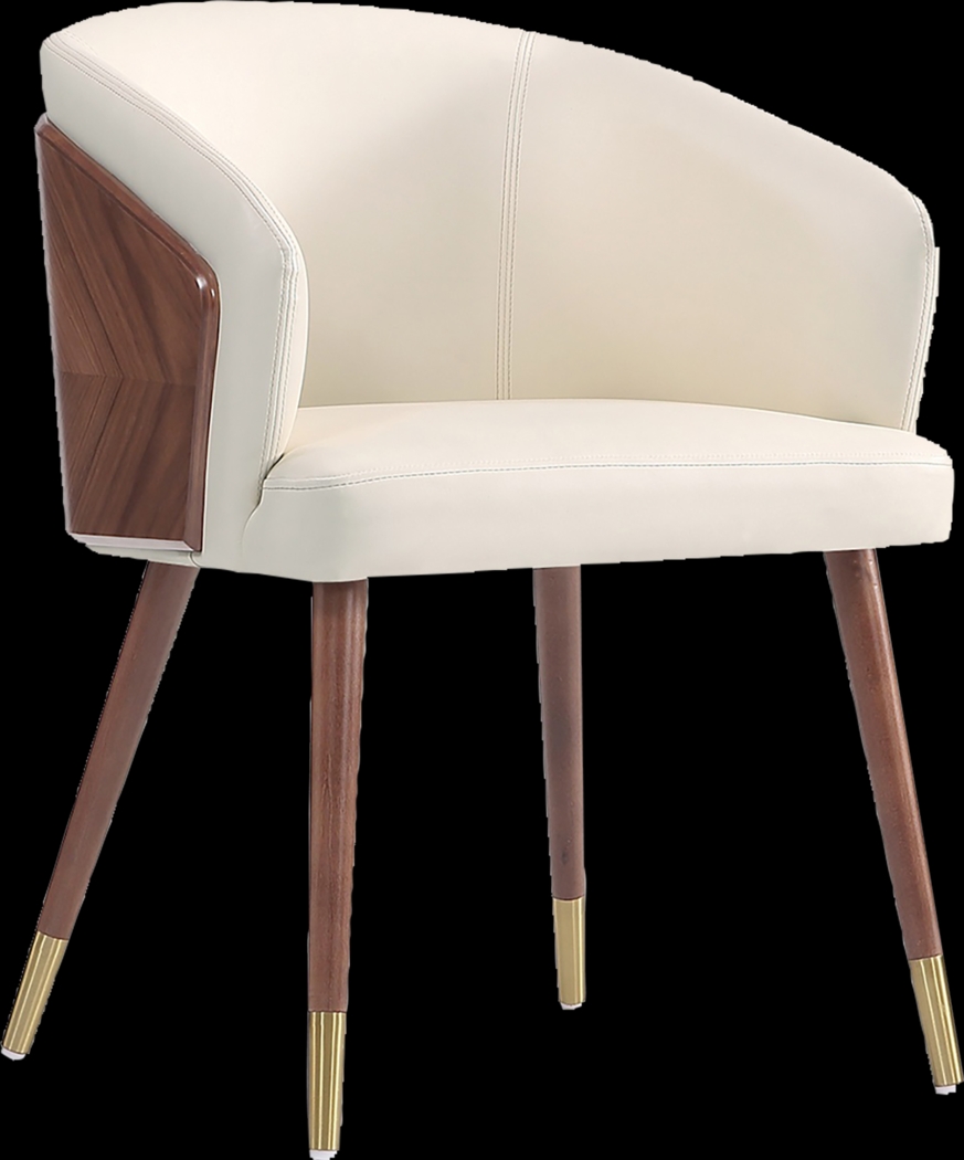 Orrantia Cream Arm Chair - Thumbnail - Image 6
