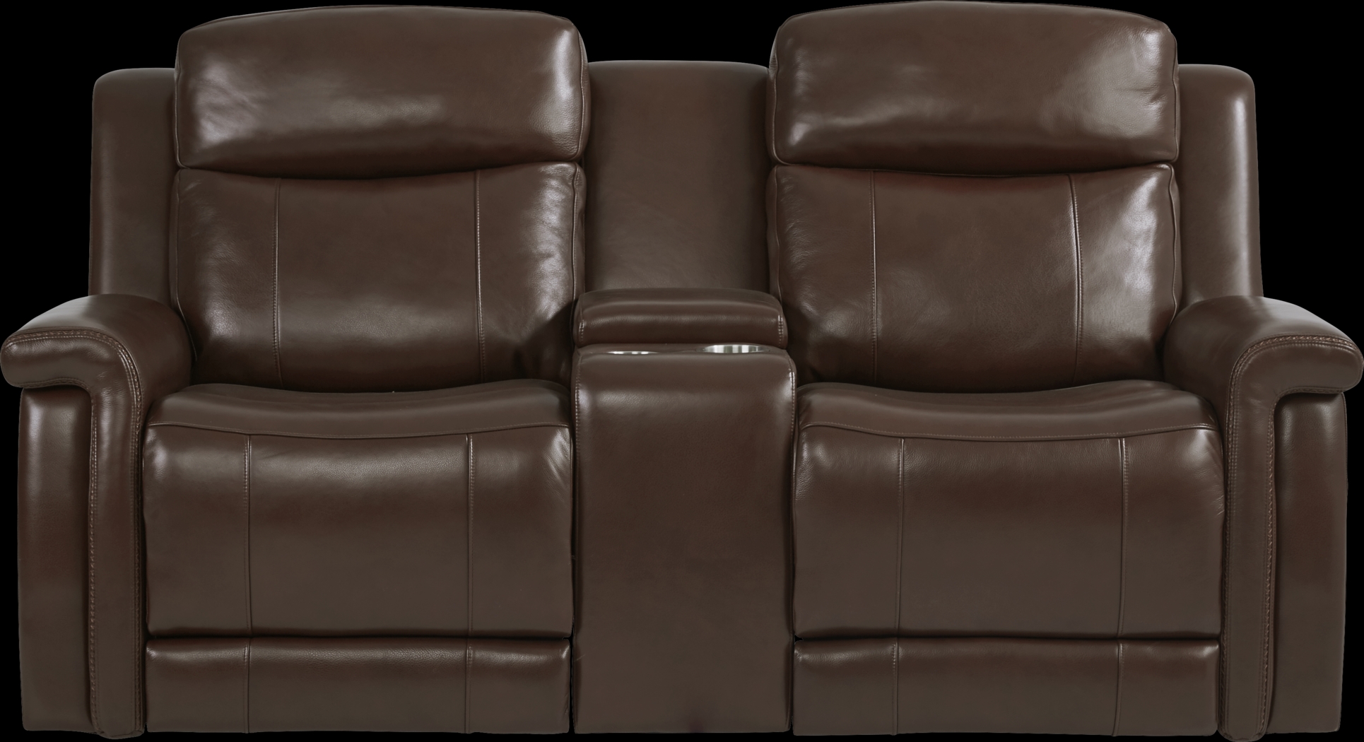 Orsini Brown Leather 3 Pc Dual Power Reclining Living Room - Thumbnail - Image 6