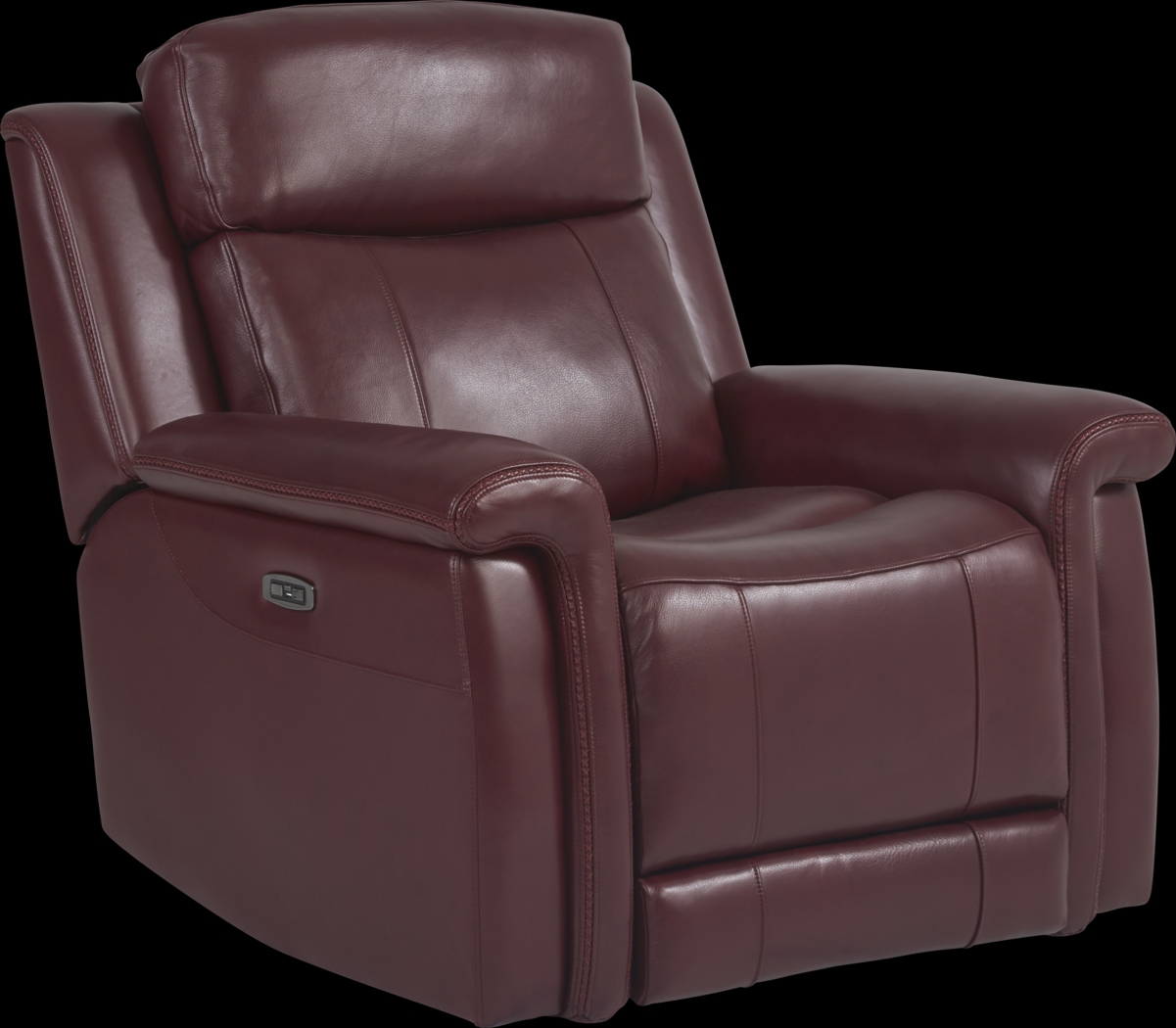 Orsini Red Leather 3 Pc Living Room with Dual Power Reclining Sofa - Thumbnail - Image 9