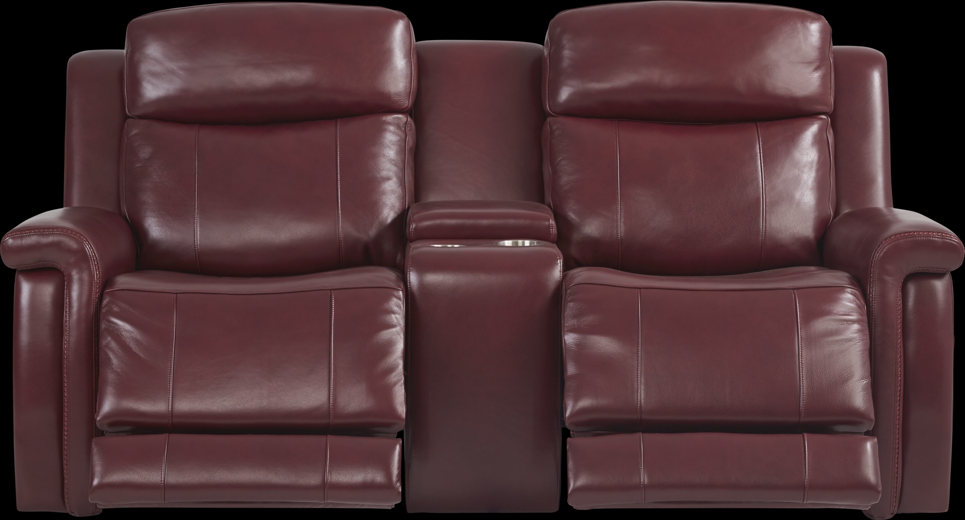 Orsini Red Leather 5 Pc Dual Power Reclining Living Room - Thumbnail - Image 8