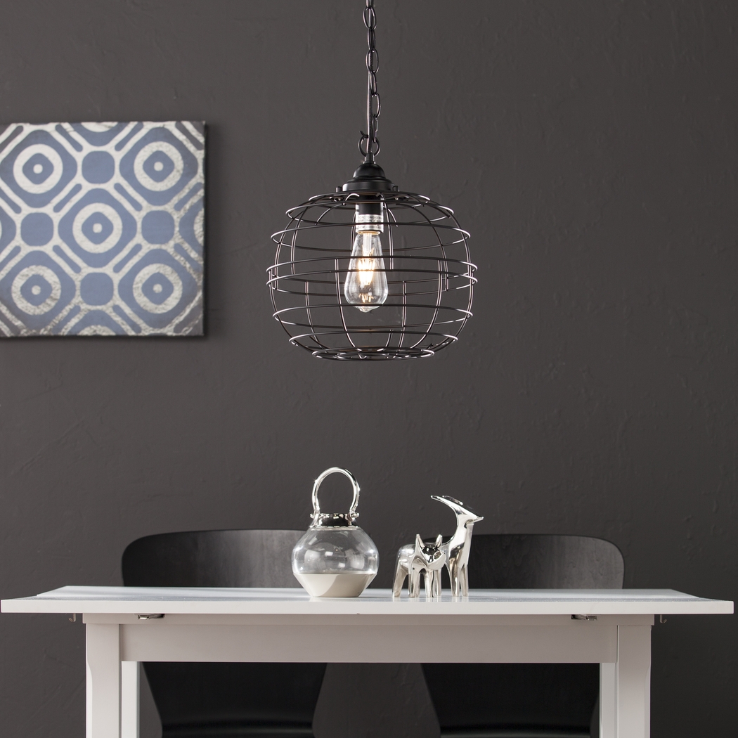 Orvid Black Chandelier - Thumbnail - Image 4
