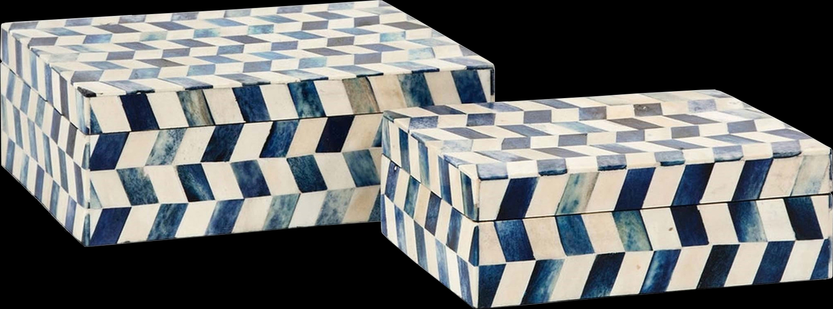 Orvietto Blue Box, Set of 2 - Thumbnail - Image 1