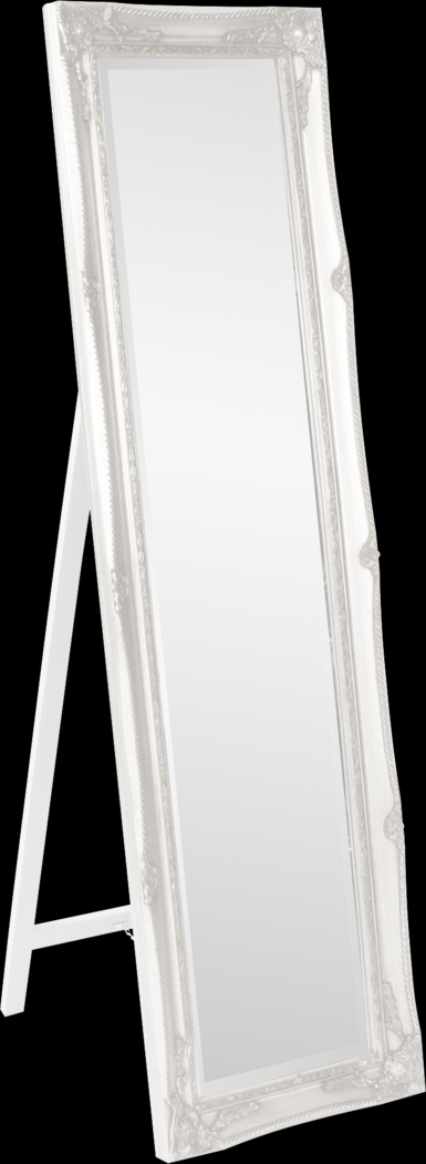 Orwell White Leaner Mirror - Thumbnail - Image 1