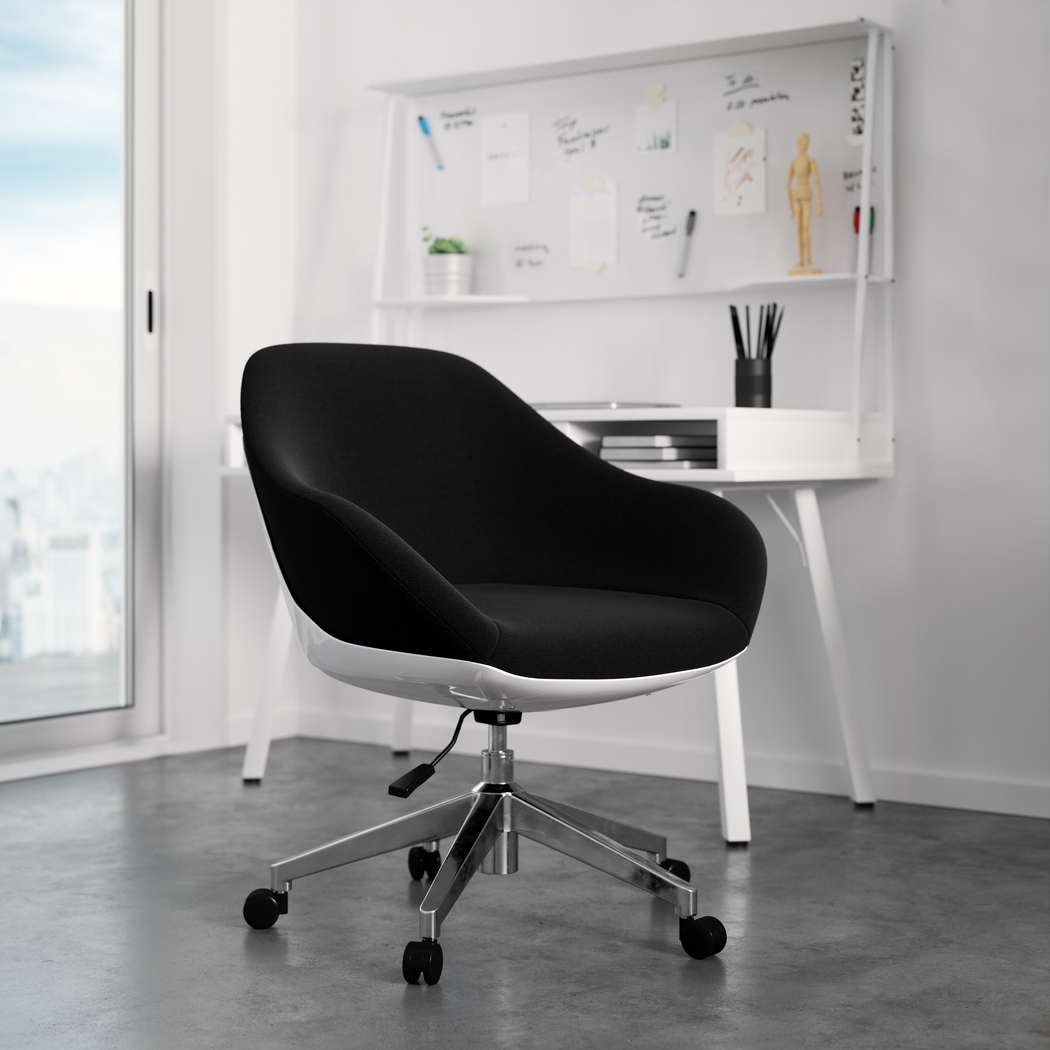 Osandi Black Office Chair - Thumbnail - Image 2