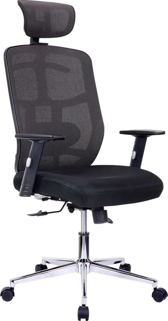 Osare Black Office Chair - Thumbnail - Image 3
