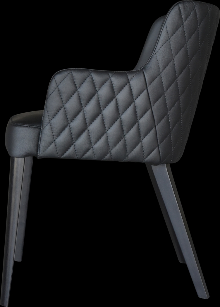 Osban Black Dining Chair - Thumbnail - Image 3