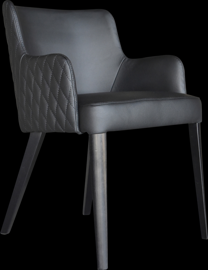 Osban Black Dining Chair - Thumbnail - Image 1