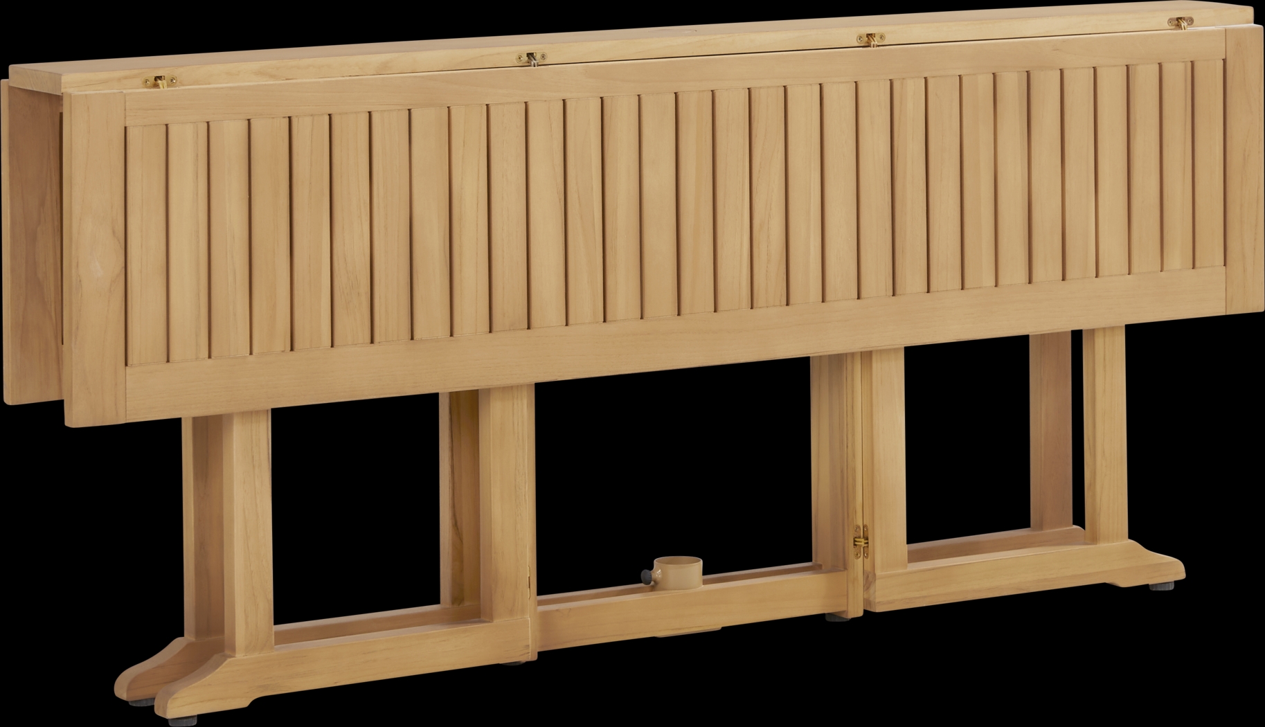 Oscar Natural Folding Outdoor Dining Table - Thumbnail - Image 3