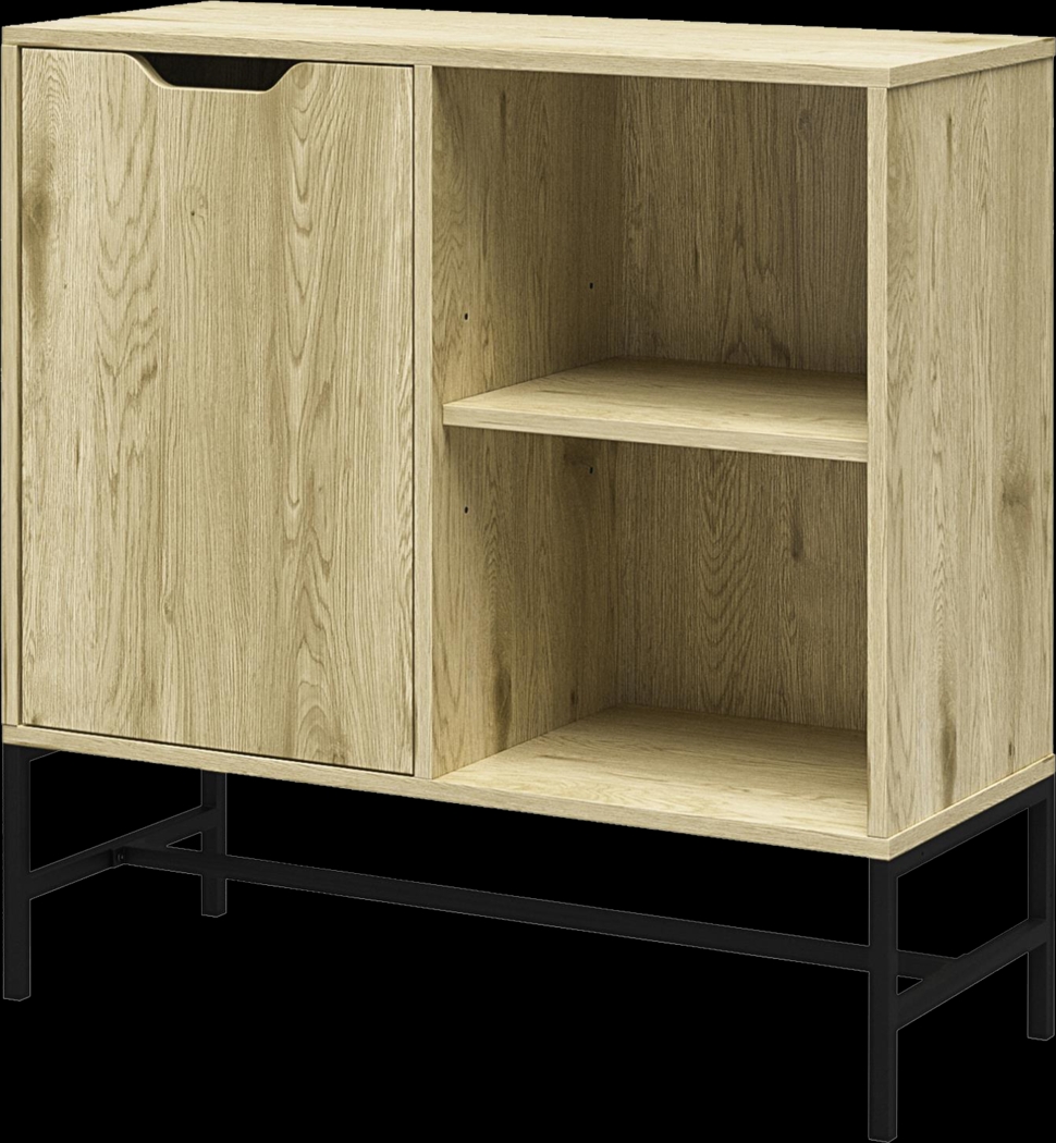 Oscolo Oak Accent Cabinet - Thumbnail - Image 6