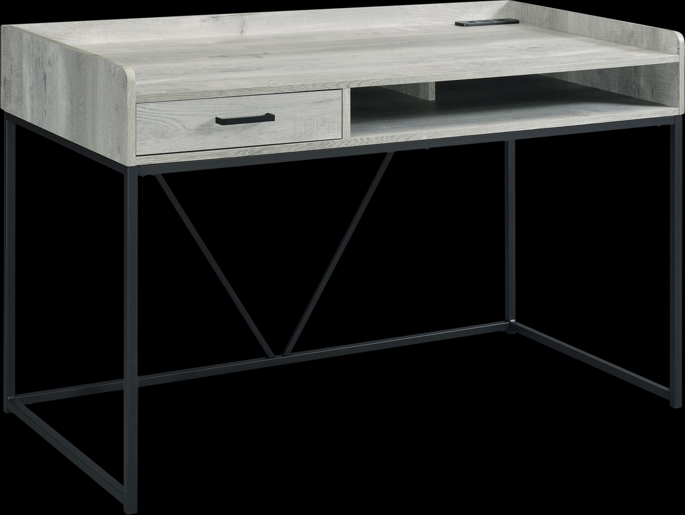 Oseye Gray Desk and Chair Set - Thumbnail - Image 9