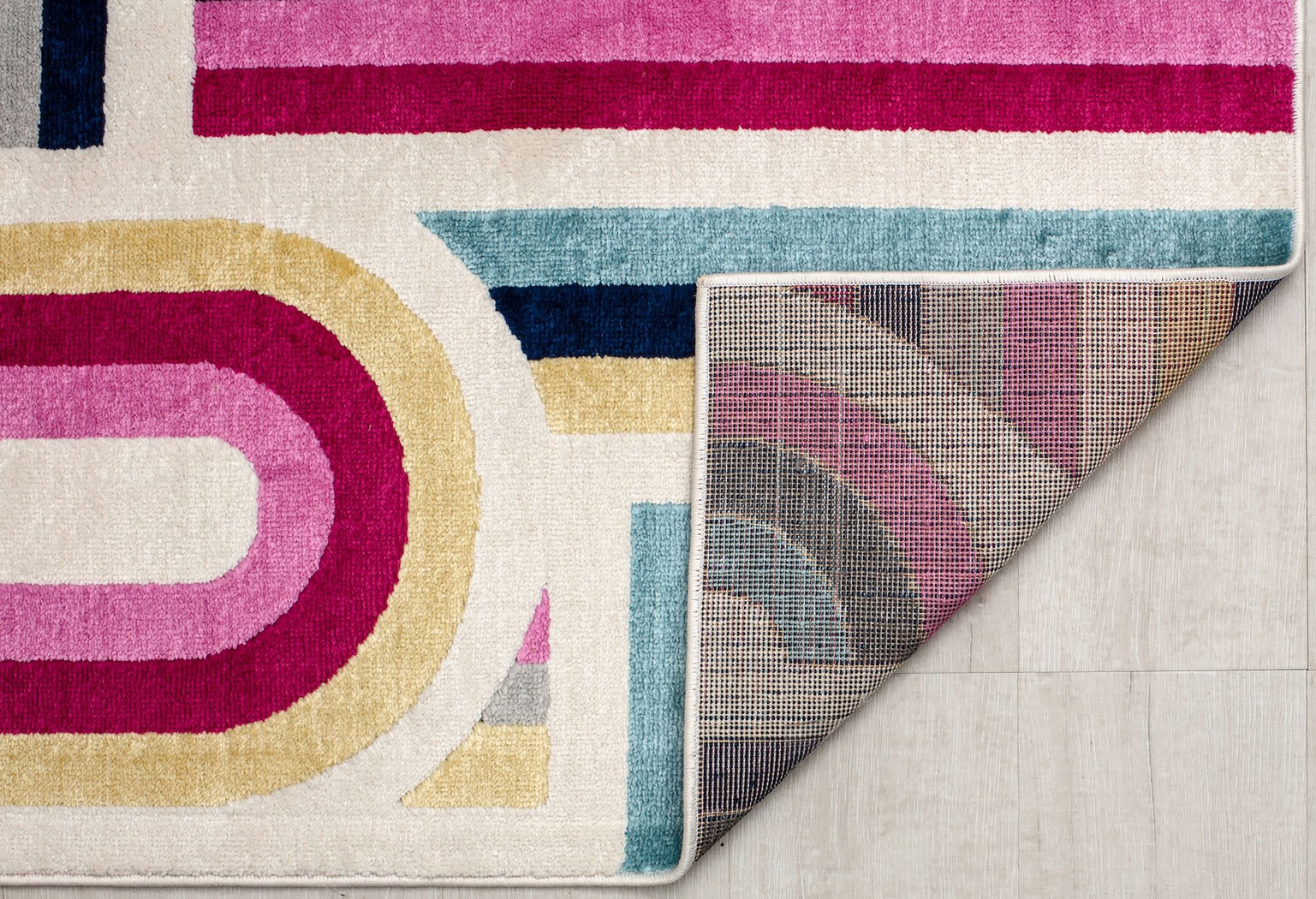 Osinore White/Multi 8' x 10' Rug - Thumbnail - Image 4