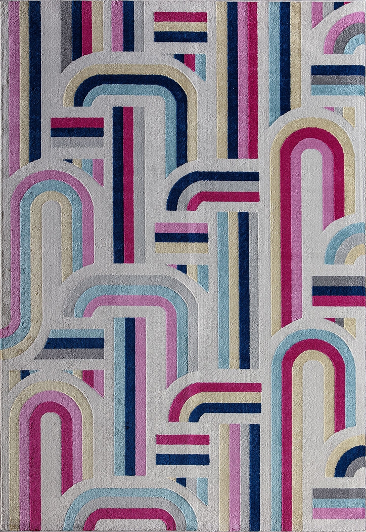 Osinore White/Multi 8' x 10' Rug - Thumbnail - Image 1