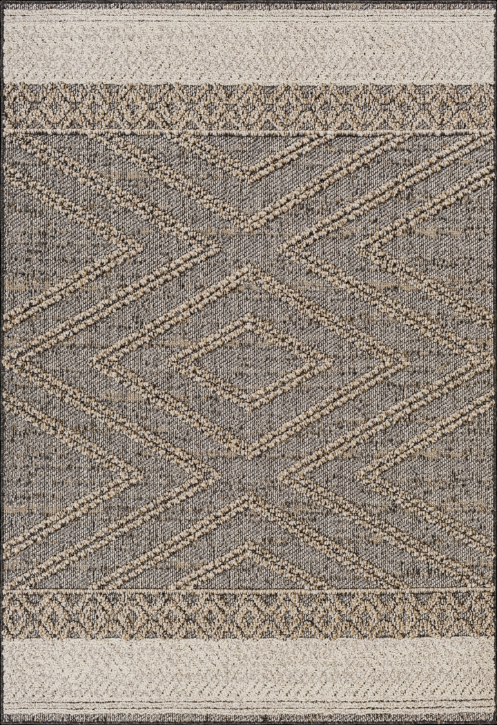 Osiris Taupe 8' x 10' Indoor/Outdoor Rug - Thumbnail - Image 1