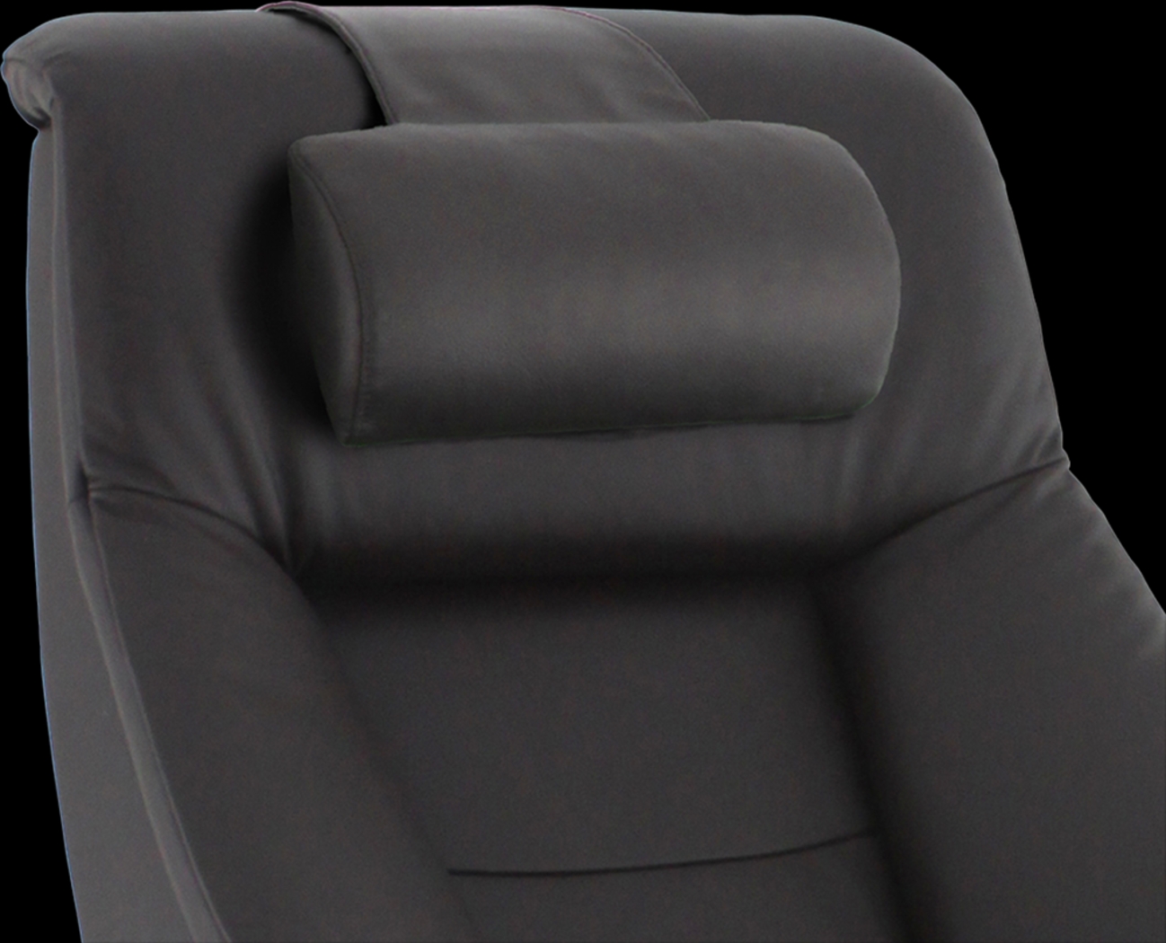 Oslo Collection Mandal Espresso Leather Recliner & Ottoman - Thumbnail - Image 3