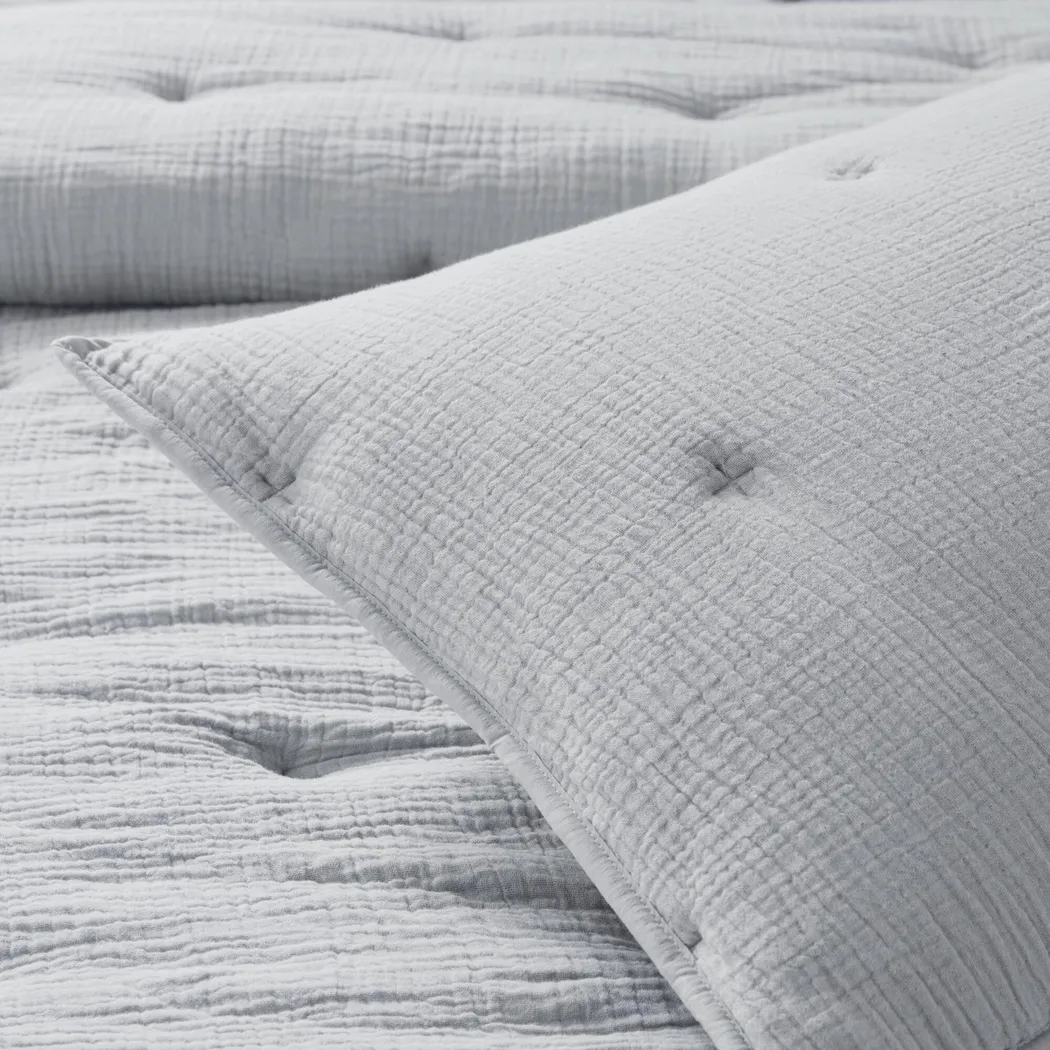 Osne Blue 3 Pc King Quilt Set - Image 7