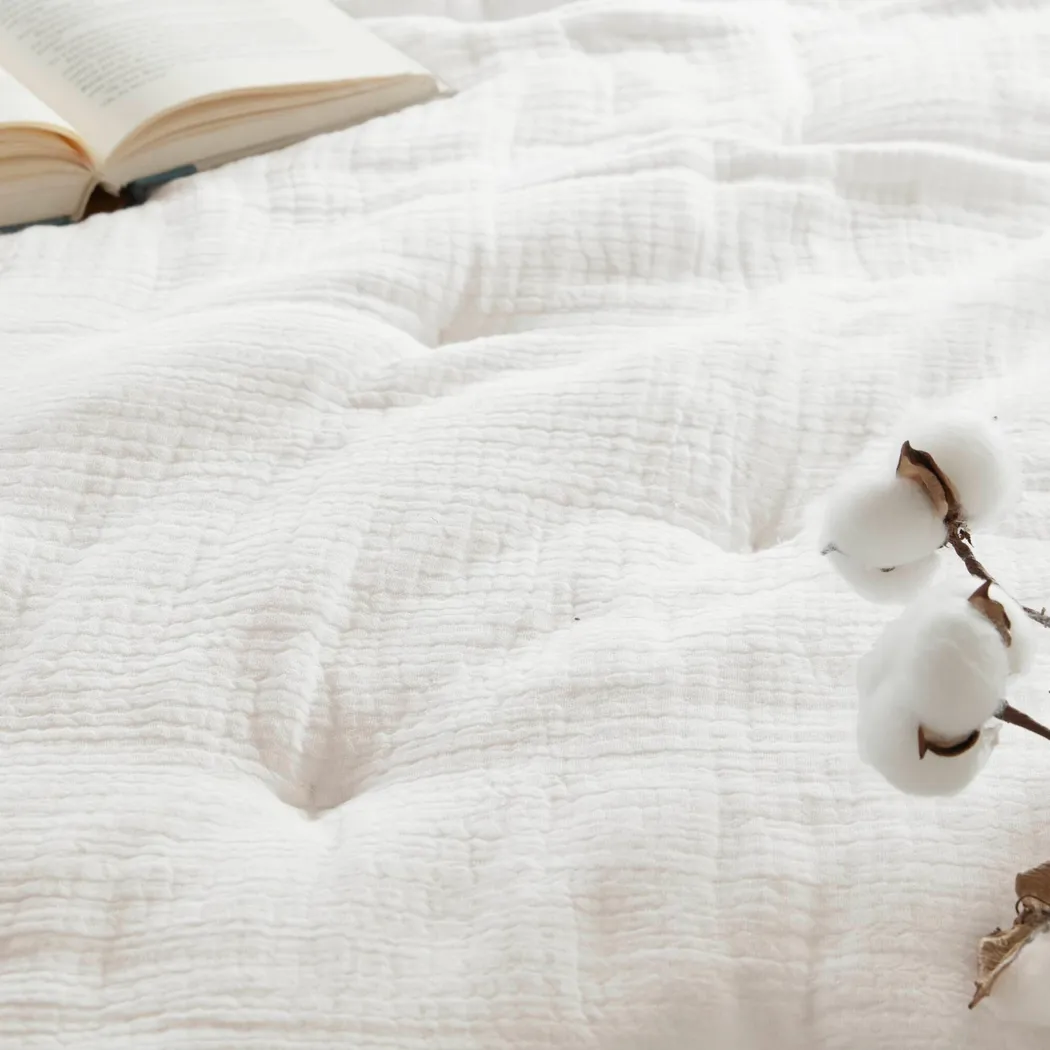 Osne White 3 Pc King Quilt Set - Image 12