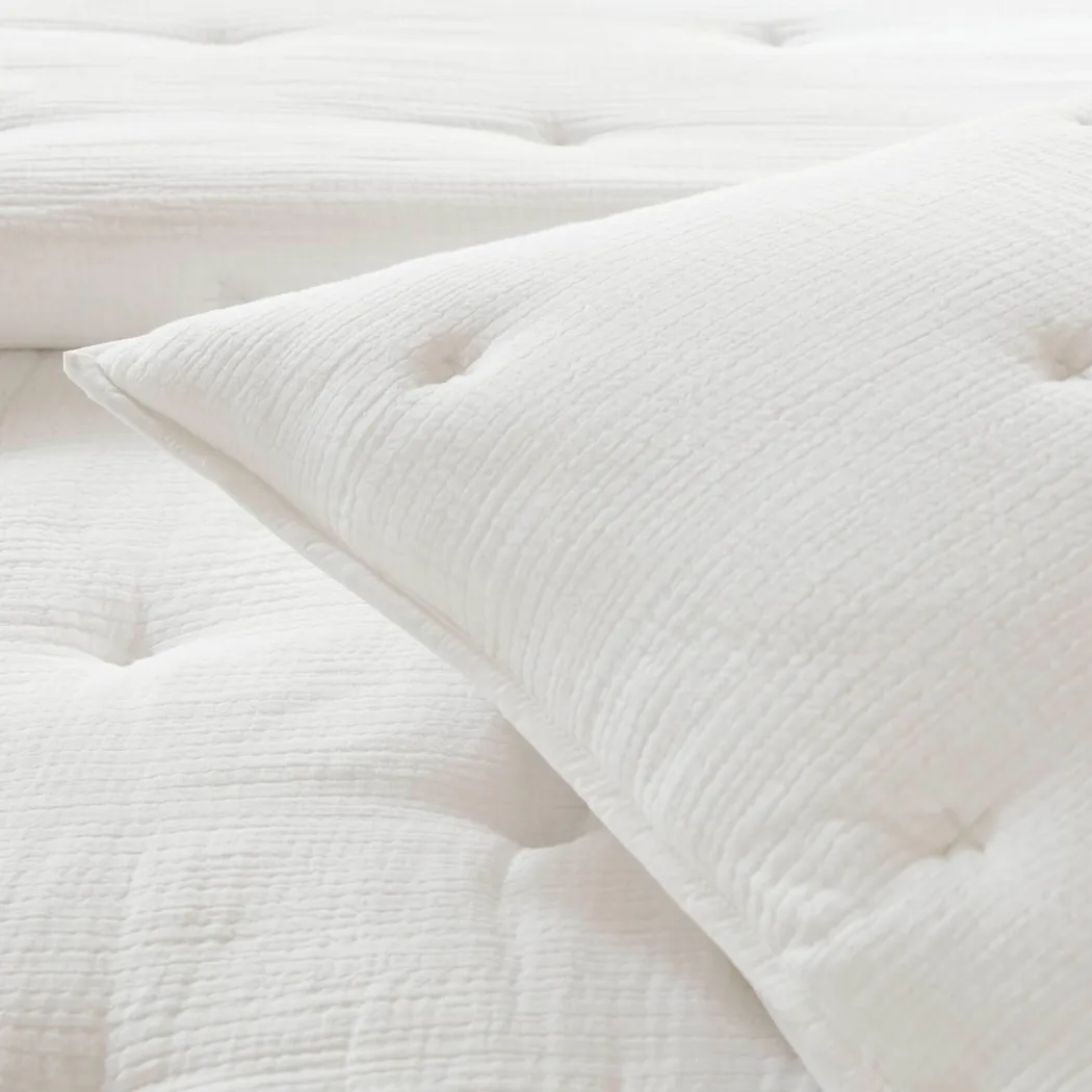 Osne White 3 Pc King Quilt Set - Image 10