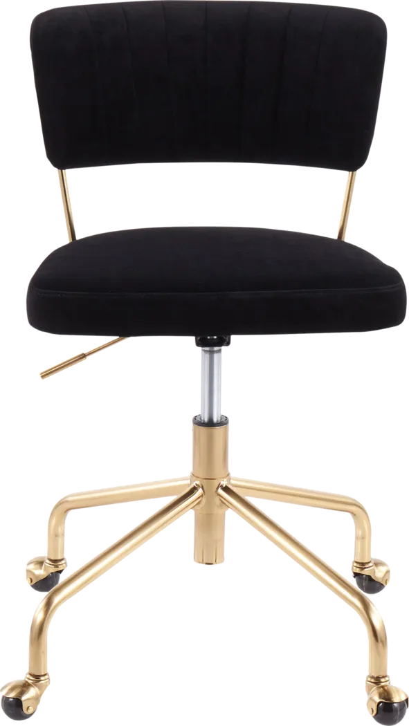 Ostena Black Office Chair - Thumbnail - Image 5