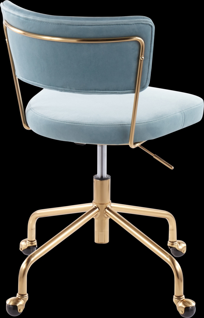 Ostena Blue Office Chair - Thumbnail - Image 3