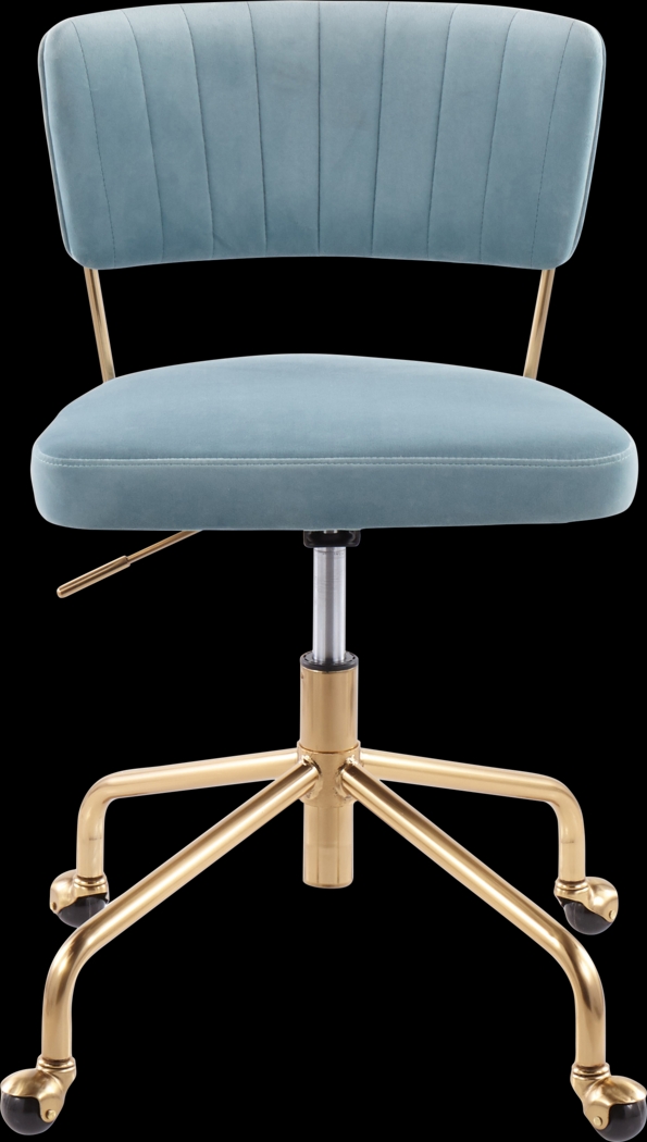 Ostena Blue Office Chair - Thumbnail - Image 5