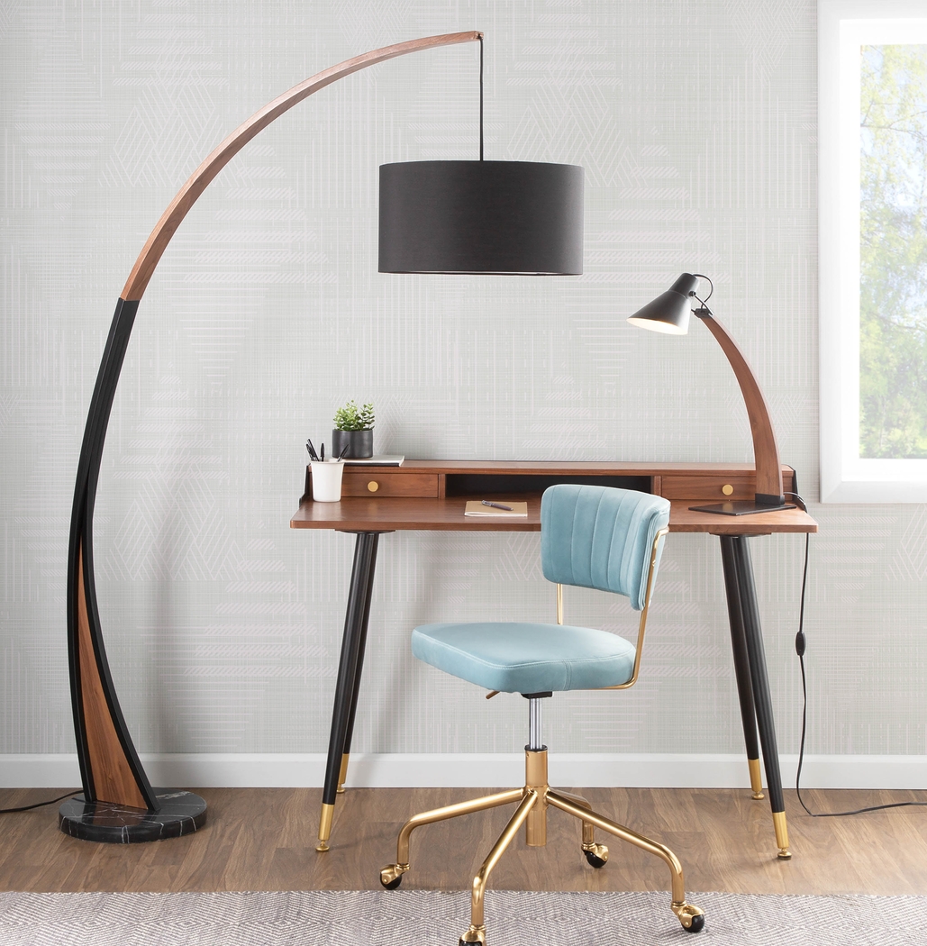 Ostena Blue Office Chair - Thumbnail - Image 7