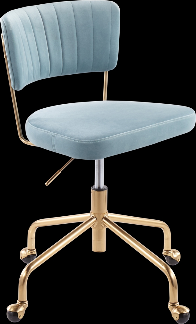 Ostena Blue Office Chair - Thumbnail - Image 1