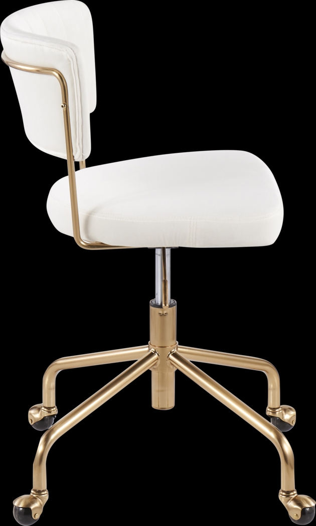 Ostena Cream Office Chair - Thumbnail - Image 2