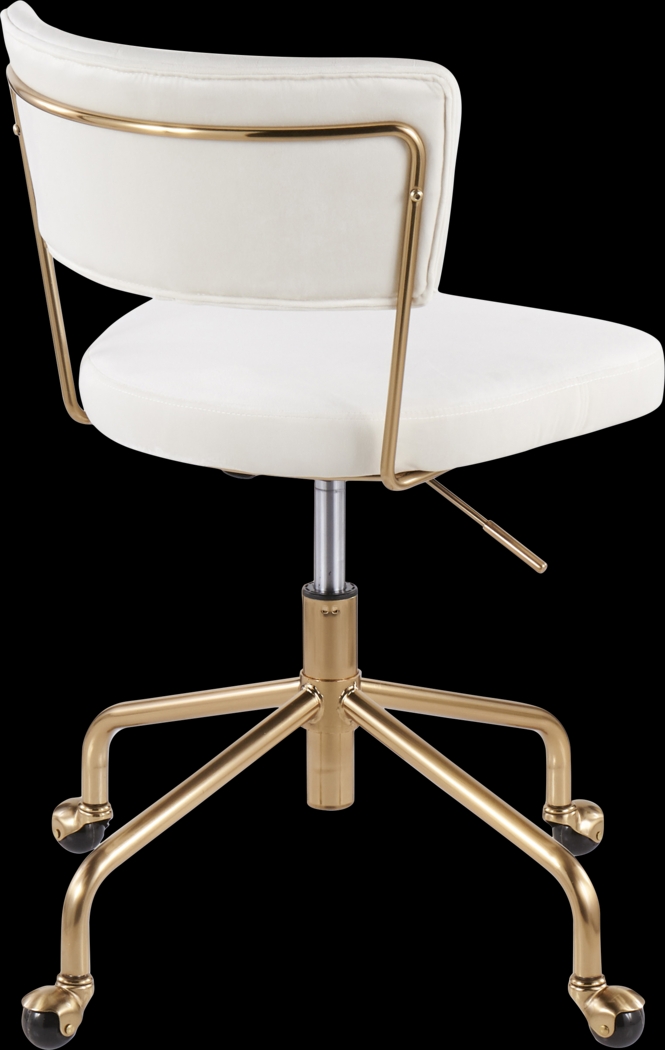 Ostena Cream Office Chair - Thumbnail - Image 3