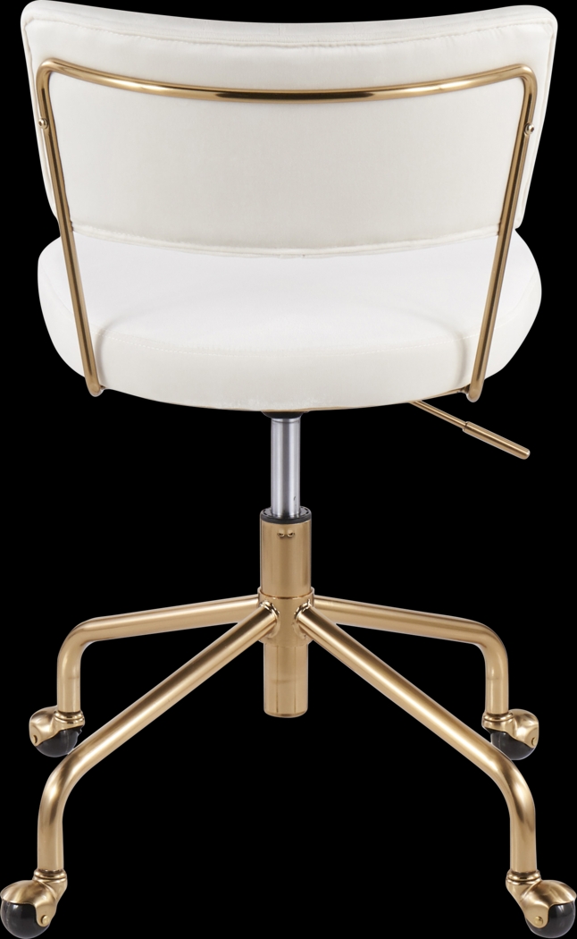 Ostena Cream Office Chair - Thumbnail - Image 4