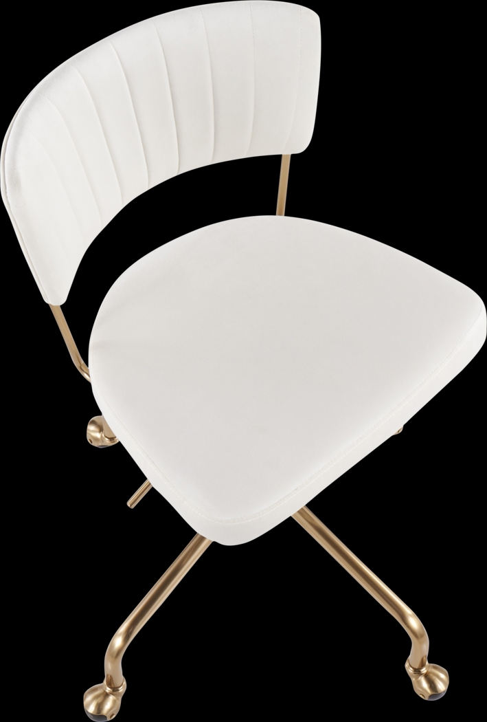 Ostena Cream Office Chair - Thumbnail - Image 6