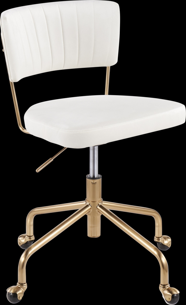 Ostena Cream Office Chair - Thumbnail - Image 1
