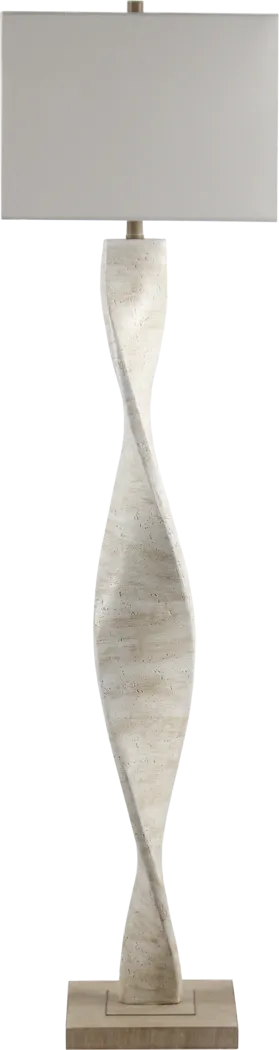 Ostrom Grove Beige Floor Lamp - Thumbnail - Image 1