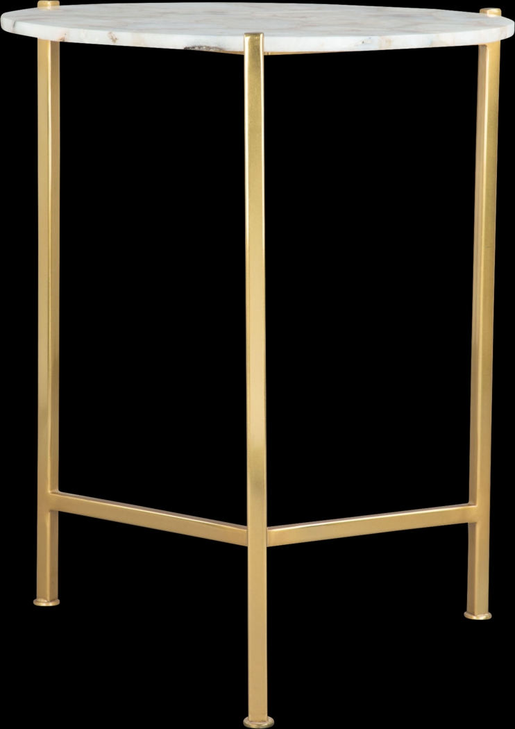 Oswin White Accent Table - Thumbnail - Image 2