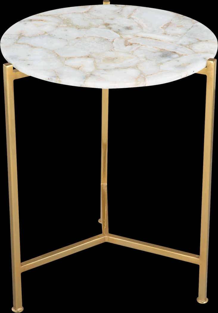 Oswin White Accent Table - Thumbnail - Image 1