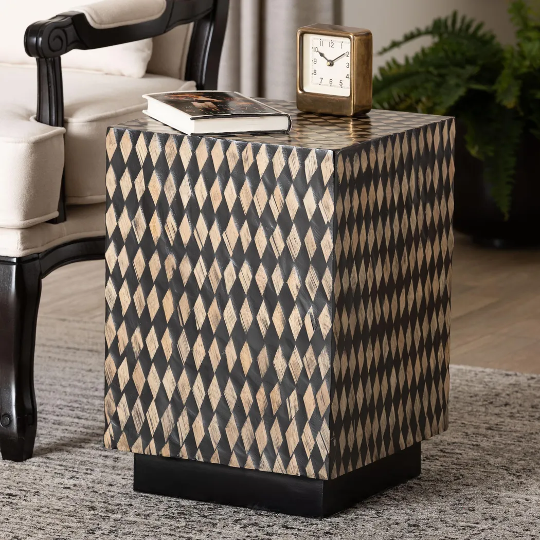 Otaho Black Square End Table - Thumbnail - Image 2