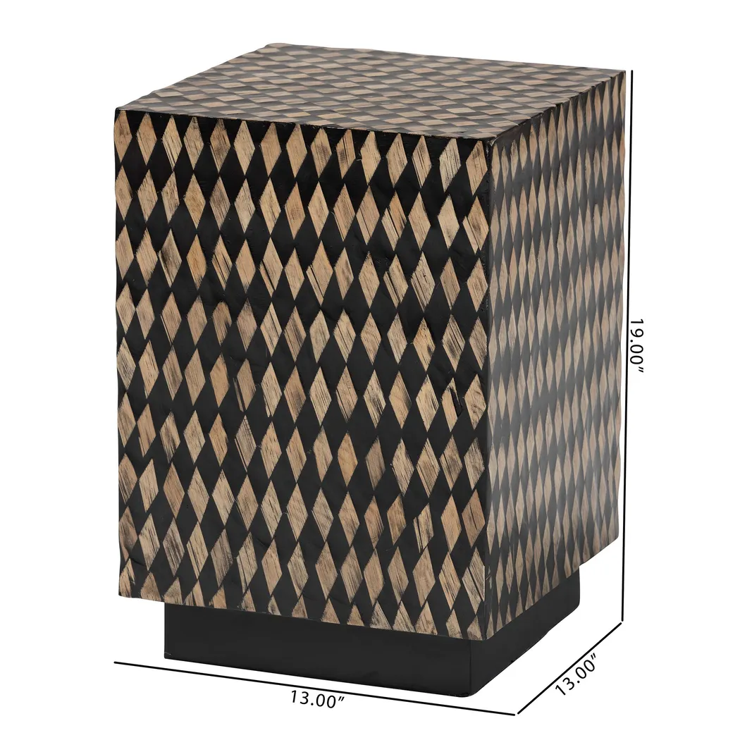 Otaho Black Square End Table - Thumbnail - Image 4