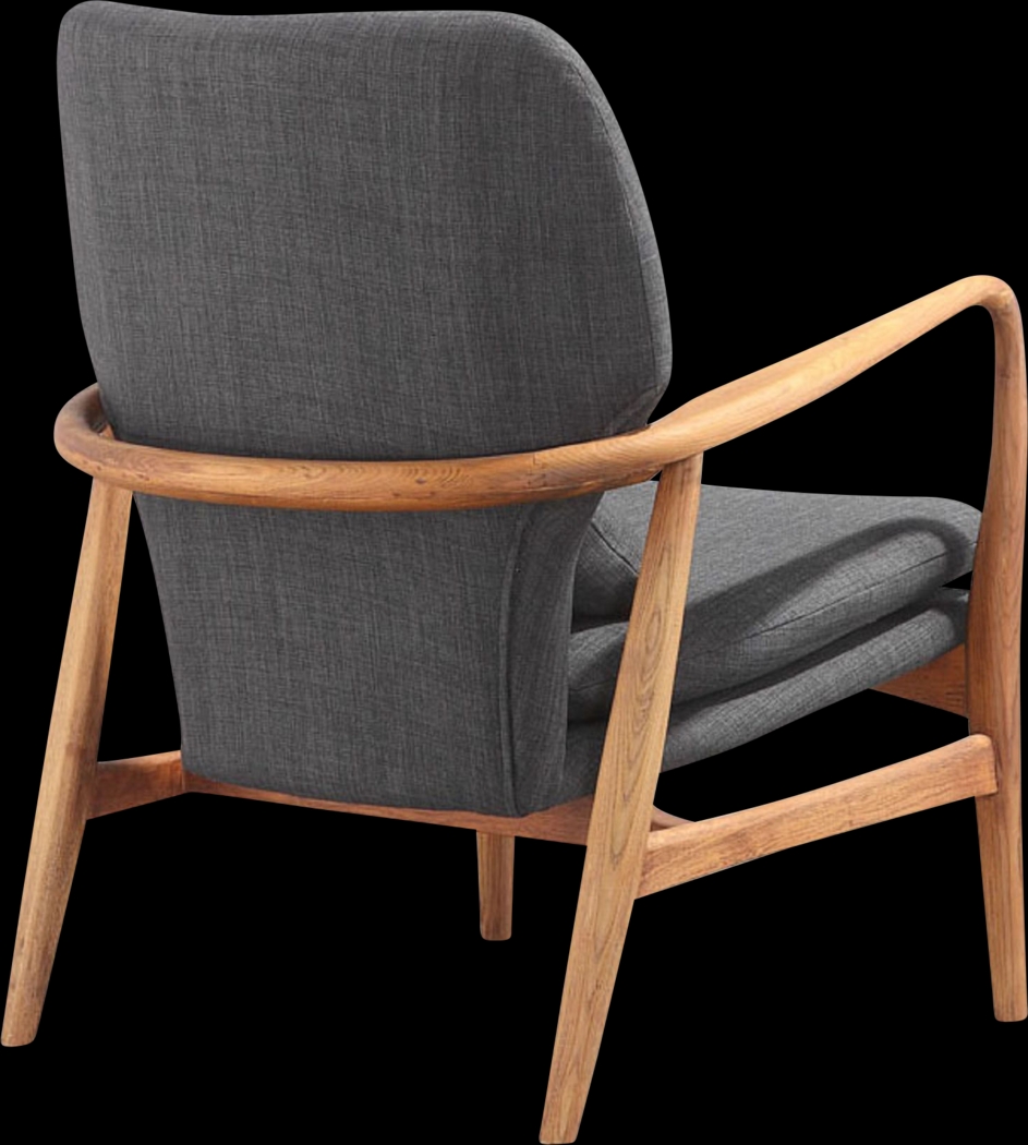 Otelia Black Accent Chair & Ottoman - Thumbnail - Image 5