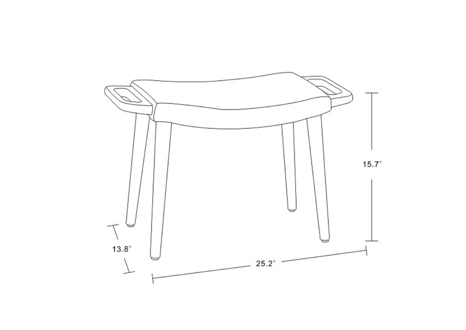 Otelia Yellow Accent Chair & Ottoman - Thumbnail - Image 3