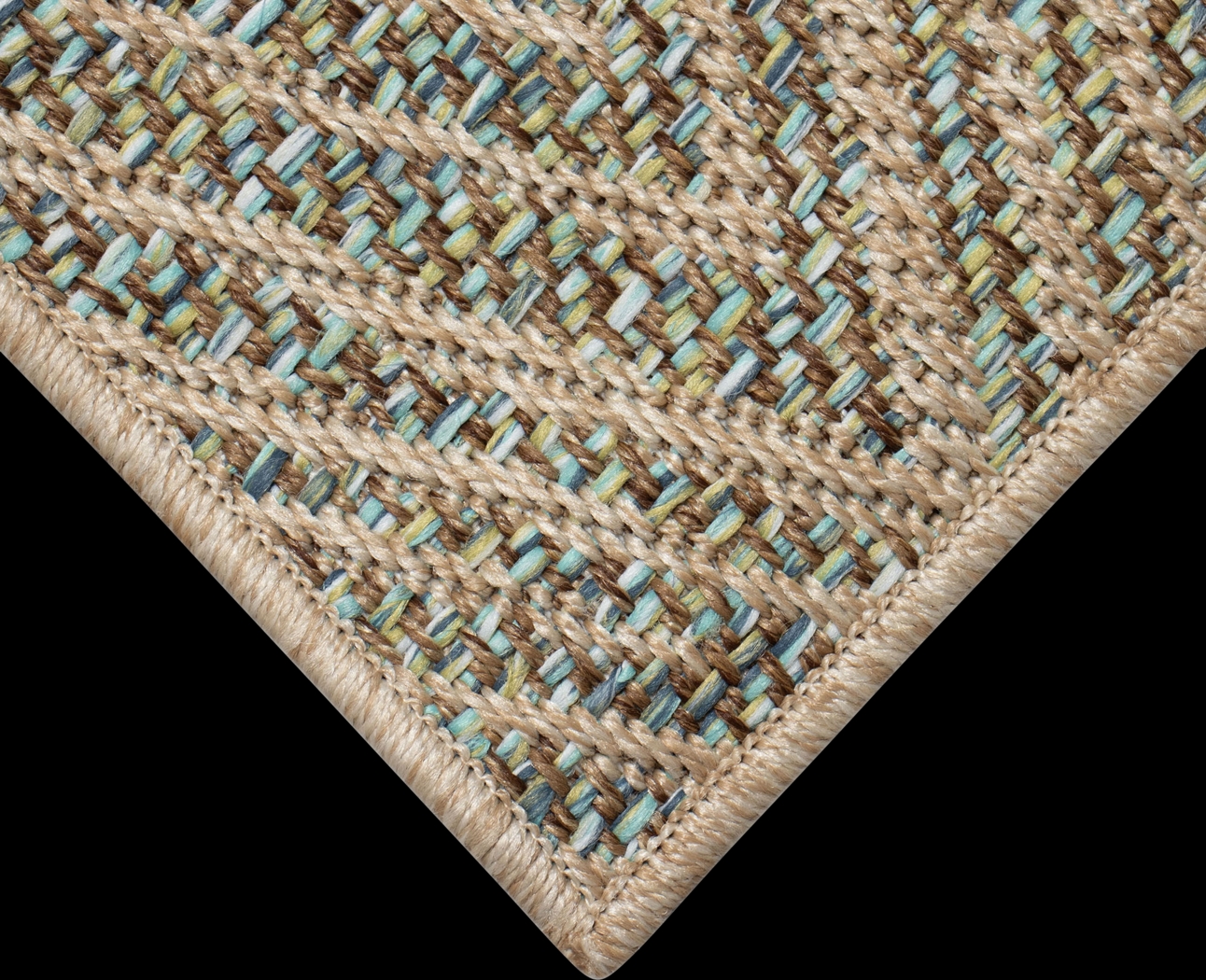 Othadan Blue 5'3 x 7'3 Indoor/Outdoor Rug - Thumbnail - Image 3