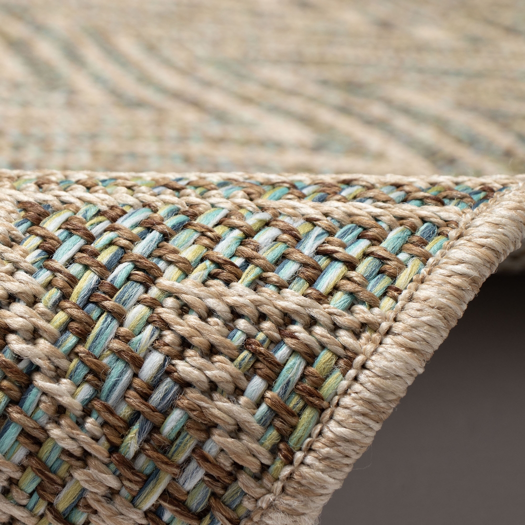 Othadan Blue 6'6 x 9'4 Indoor/Outdoor Rug - Thumbnail - Image 6