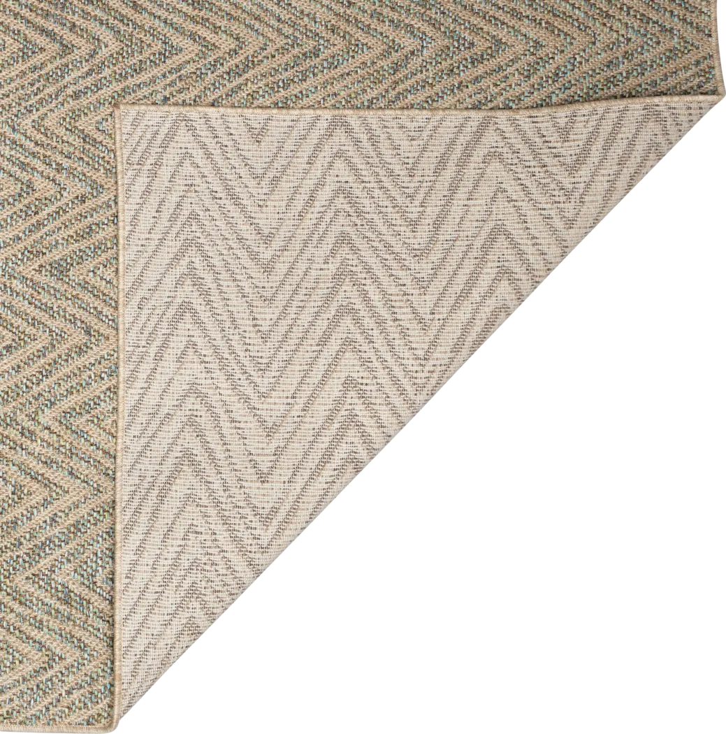 Othadan Blue 7'10 x 9'10 Indoor/Outdoor Rug - Thumbnail - Image 4