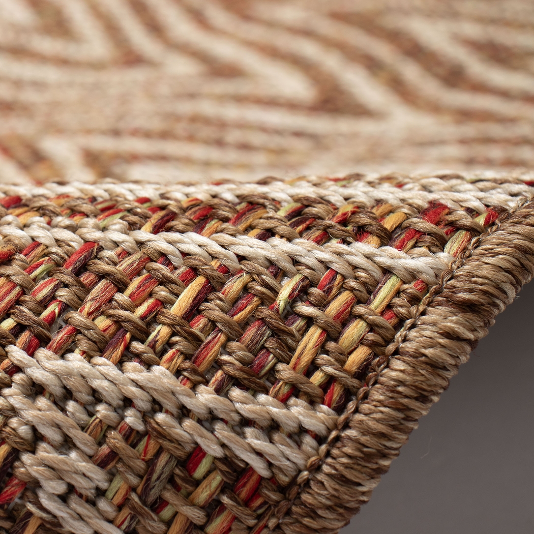 Othadan Rust 6'6 x 9'4 Indoor/Outdoor Rug - Thumbnail - Image 6